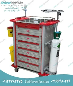 ترالی اورژانس 5 کشو تمام abs